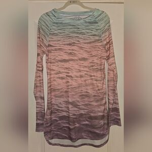 Reel Life Multi Color Swimsuit Coverup Size L